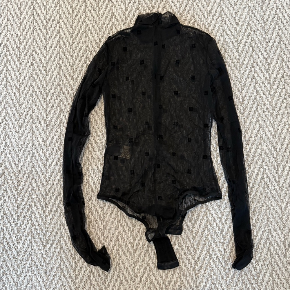 Givenchy Turtleneck Monogram Bodysuit - Picture 2 of 5